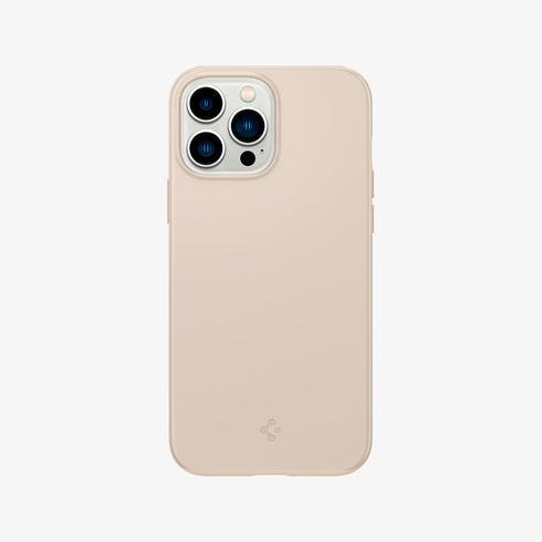 ACS03674 - iPhone 13 Pro Max Case Thin Fit in black showing the back